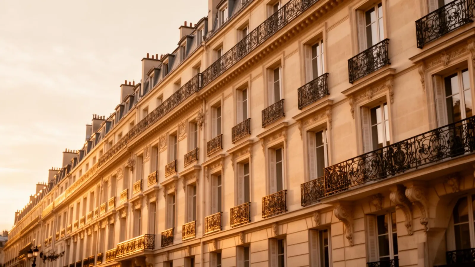Architecture haussmannienne à Paris — terrain dctivité de Fabio Nkongo en immobilier commercial